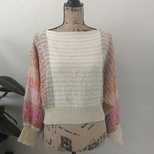 Vintage | Cropped Multicolor Sweater